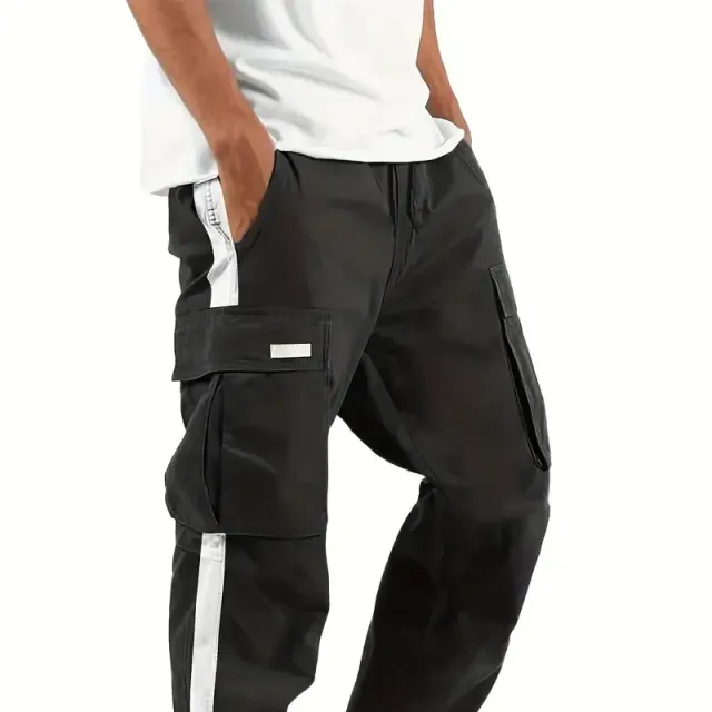 Men's Stylish Cargo Joggers with Capsules - Breathable