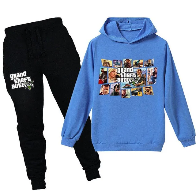 Kids tracksuit with GTA V print