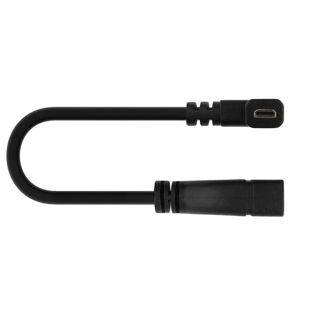 Curved Micro HDMI to HDMI M/F Extension Cable