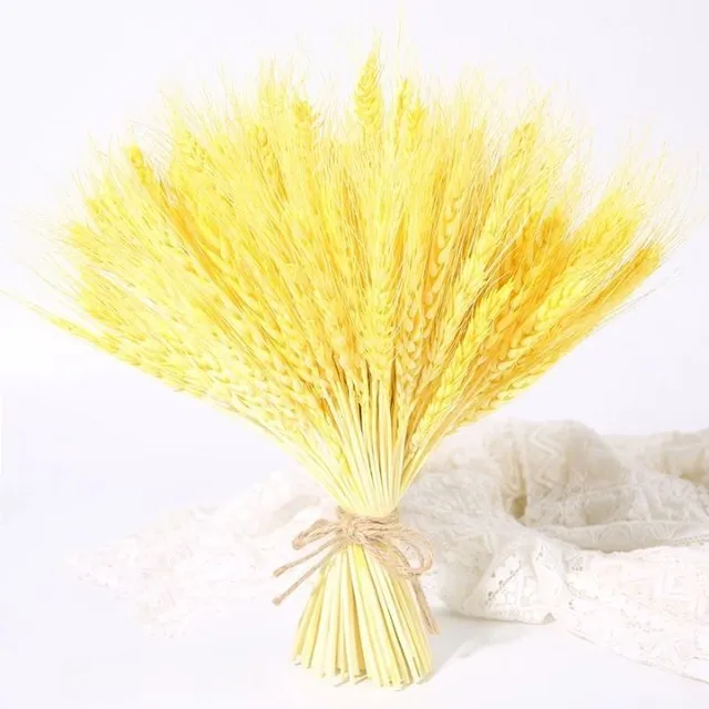 Decoration into vase of various colors - wheat ear