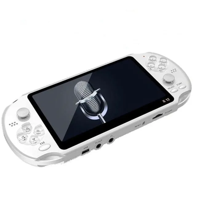 PSP style game console - 2 colours biela-8gb