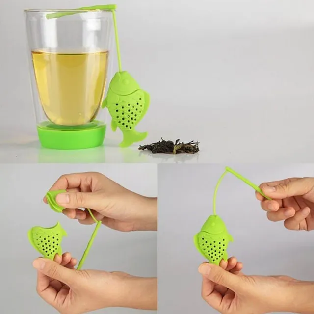 Silicone tea strainer