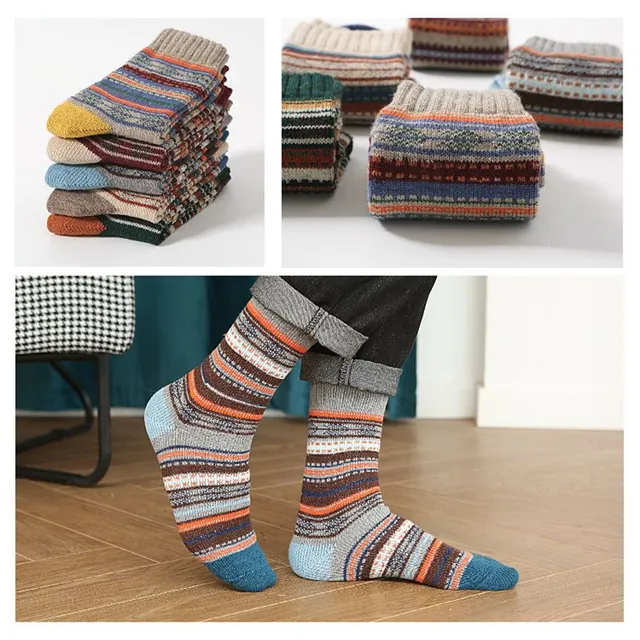 Warm wool stylish socks