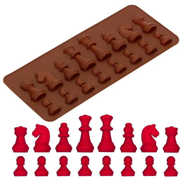 Formă pentru șah din ciocolată