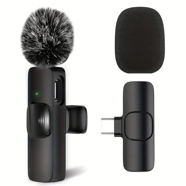 Ulepszony mikrofon bezprzewodowy dla telefonu/kamery z systemem Android, redukcja