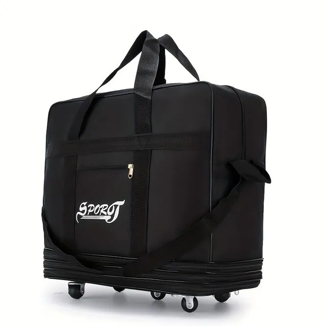 Lehký cestovní kufr s kolečky - Jednoduchý vzor