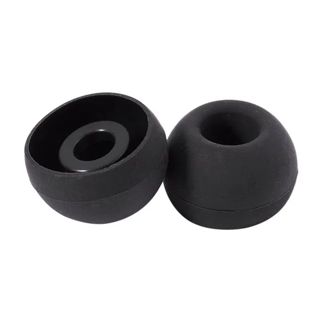 Replacement set of black silicone plugs for Frederick headphones