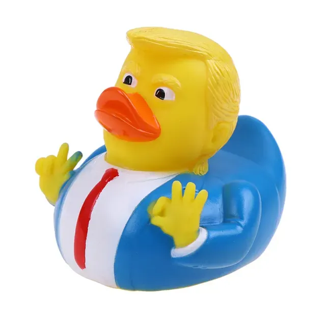 Új vízi játék fürdő kacsa baba úszó játék rajzfilm kacsa Trump fürdő kacsa játék baba