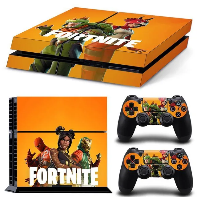Protective self-adhesive cover for Fortnite-printed game controllers TN-PS4-8767