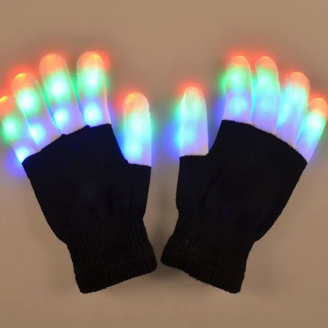 Trendy svietiace rukavice