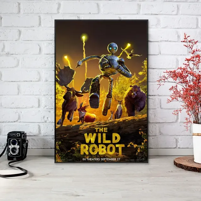 Stílusos poszter a kedvenc meséből: Rozzum a vadonban - The Wild Robot