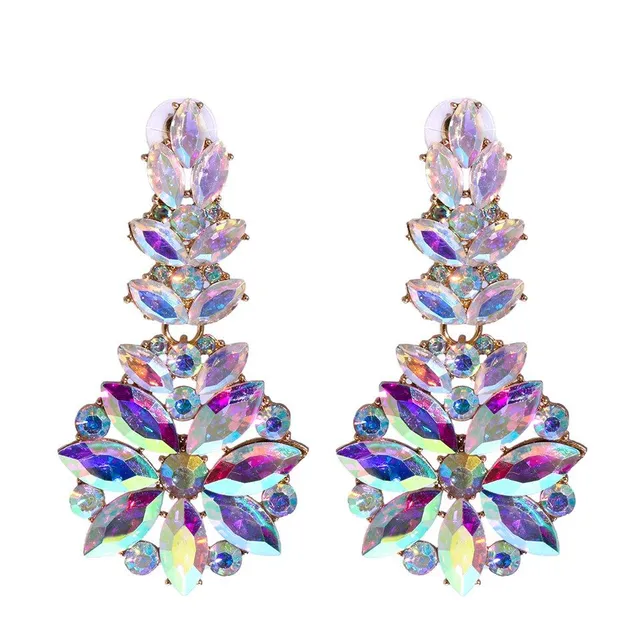 Beautiful earrings with rainbow effect Liliane