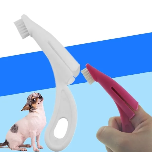 Ujjfogó fogkefével kutyáknak