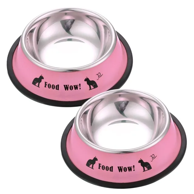 Stainless steel bowl for dogs and cats