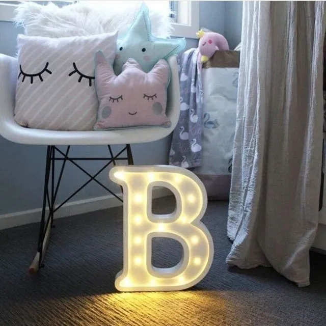 Decorative illuminating letters