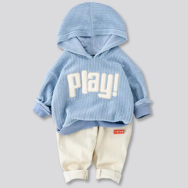 Tuta "Play" da bambino con cappuccio e pantaloni (età 12M-5YRS)