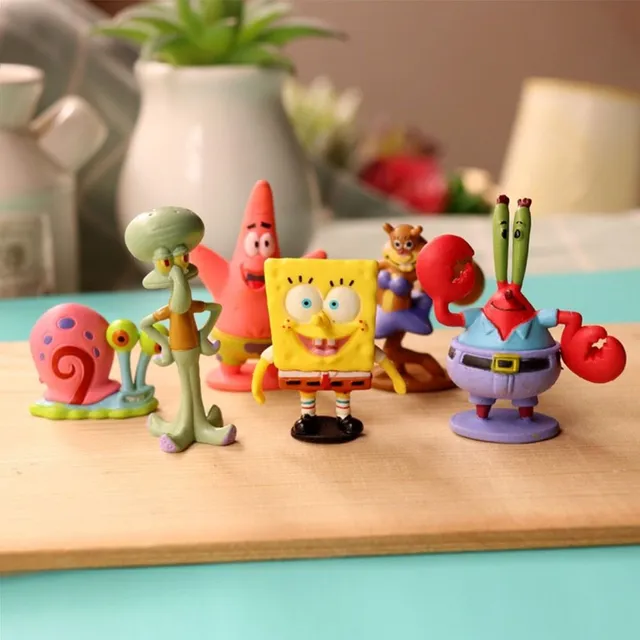 Spongebob figures in pants - 6 pieces (1)