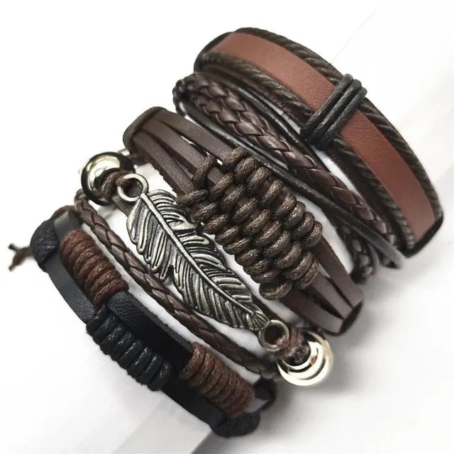 Leather bracelets JING JANG