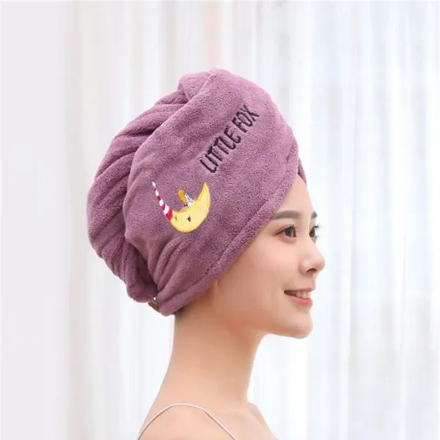 Women's long hair towel for quick drying Emily