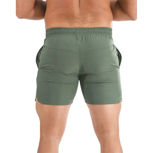 Men's bodybuilding fast-drying sports shorts