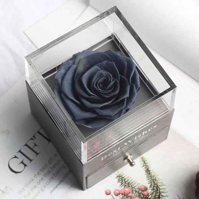 Długotrwałe róże w pudełku