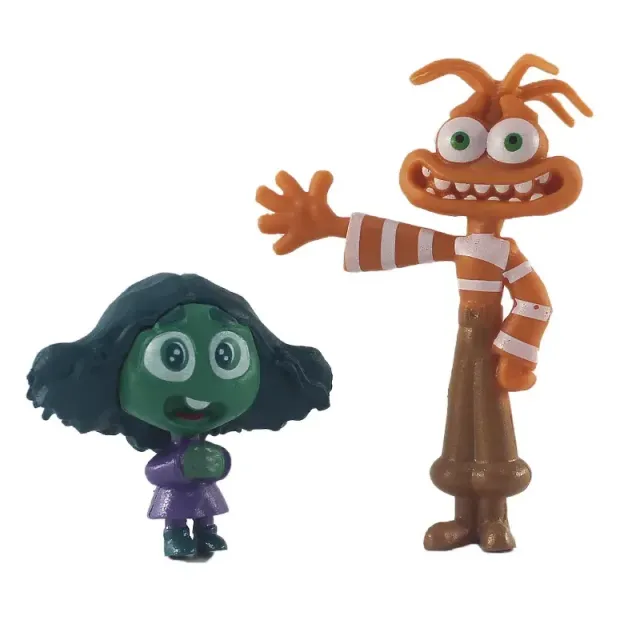 Ensemble de figurines Inside Out 2 avec les personnages Joy, Sadness et d'autres pour enfants