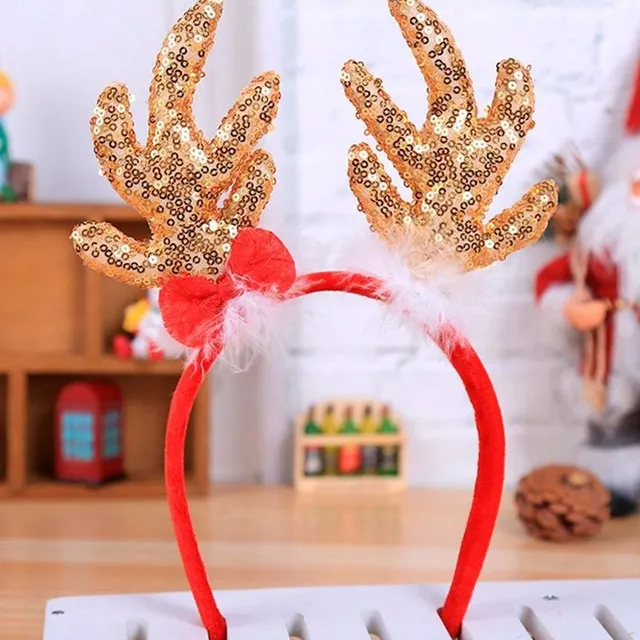 Christmas reindeer headband