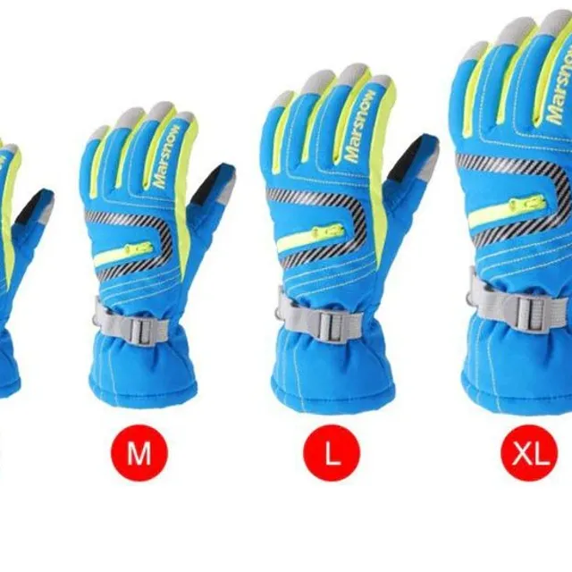 Unisex ski gloves - 6 colours