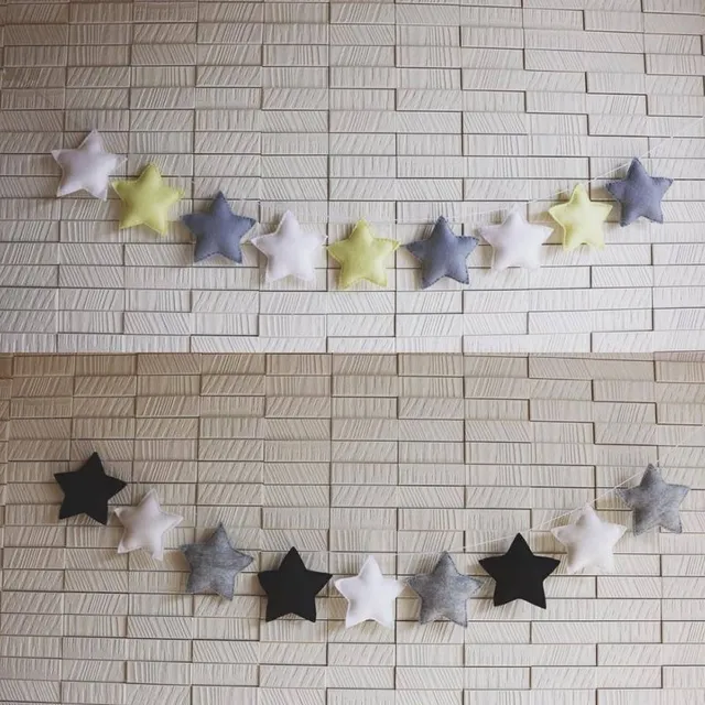 Decorative garlands with stars