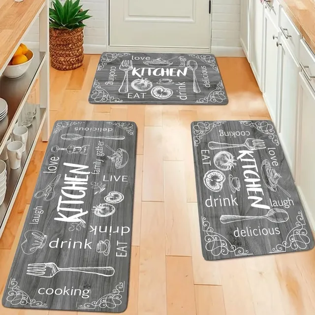 Oilproof kitchen rug