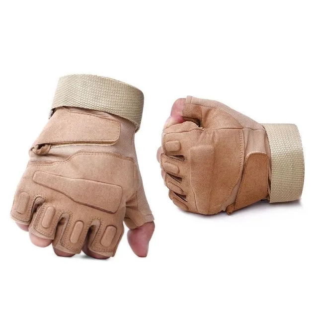 Men's Fingerless Bike Gloves