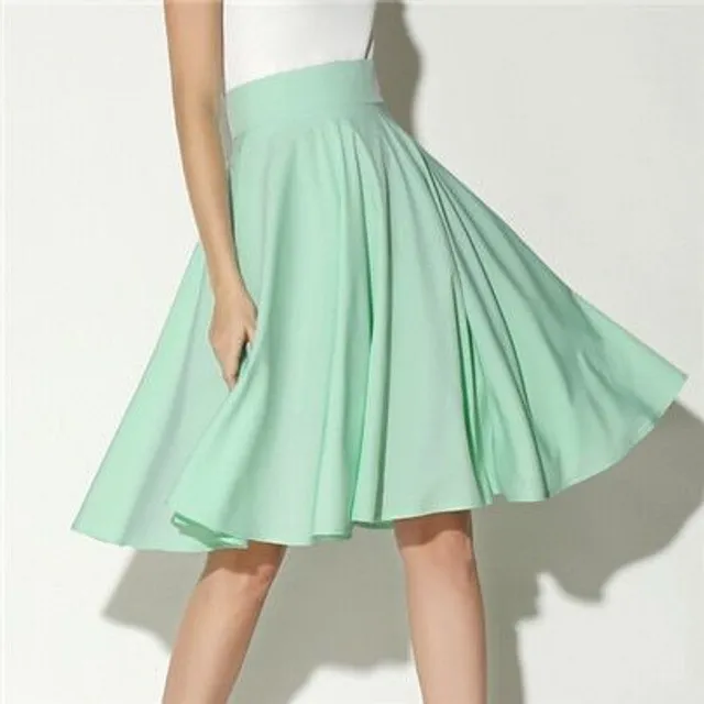 Women's elegant high waisted skirt