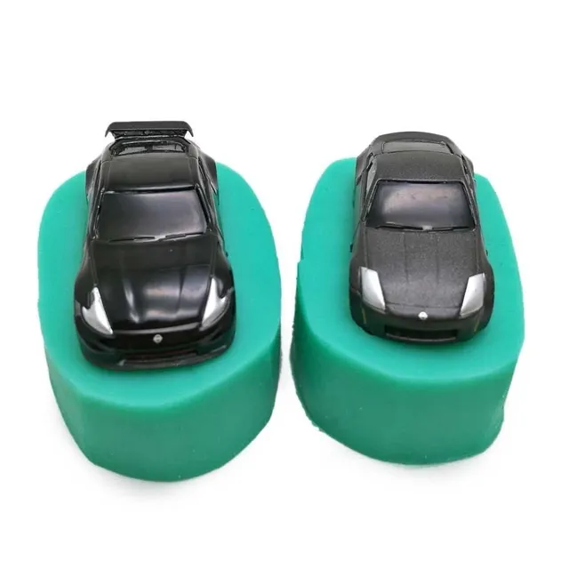 Silicone form racing car