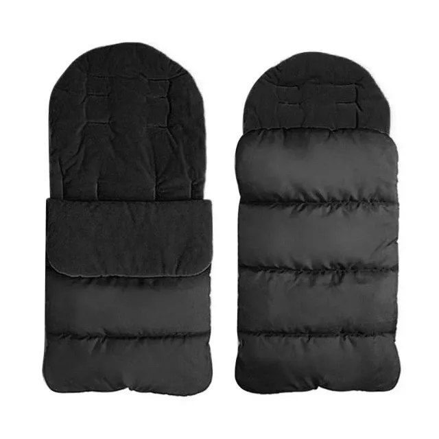 Universal sleeping bag for stroller with foot protection and warm wind pillow for children