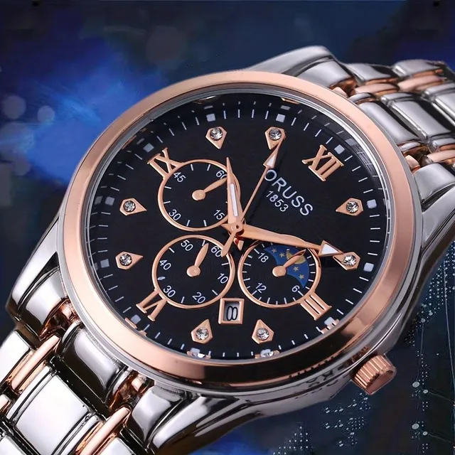 Men's waterproof watch with luminescence - fashion trend for students