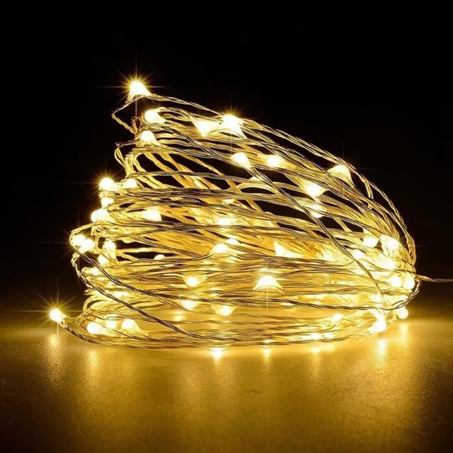 Frumoase lumini de Crăciun lumina P12 1m-10-led warm