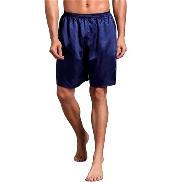 Men's velvet sleep shorts PULS SIZE