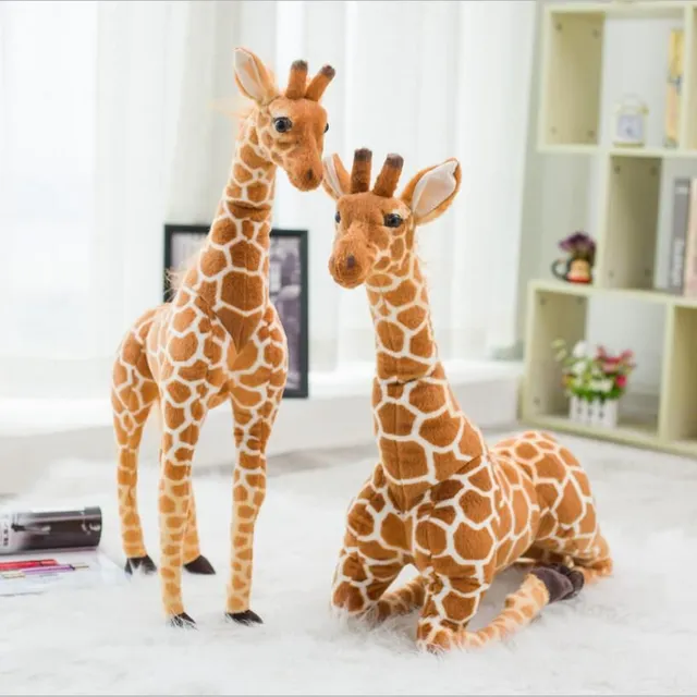 Giraffe en peluche géante de luxe pour enfants