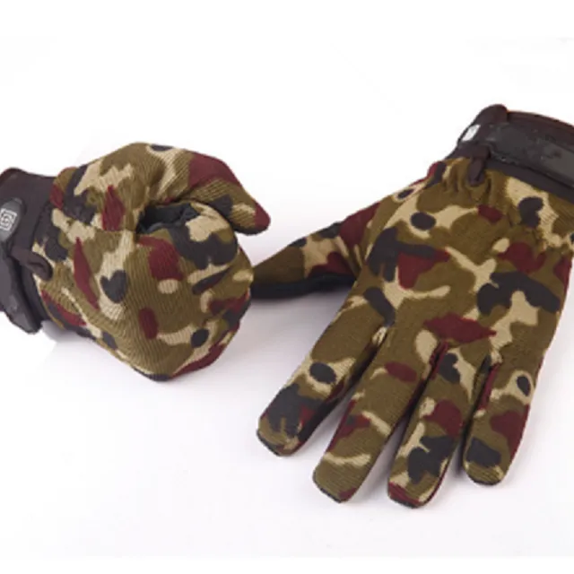 Men's military style motorcycle gloves - 3 colours