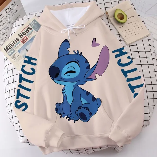 Bluză trendy în diferite culori cu print al personajului Disney preferat Stitche Jullius