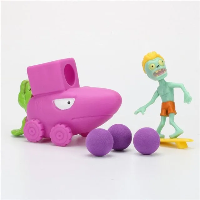 Shooting toy in the form of Plants vs Zombies characters