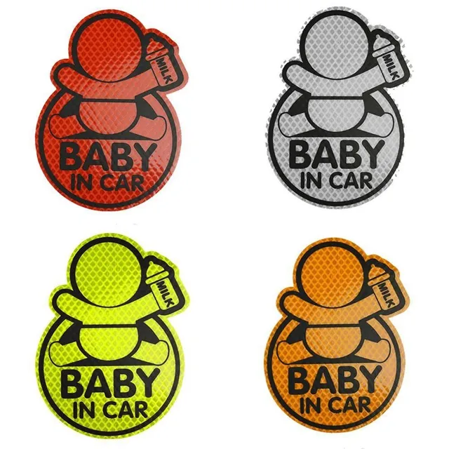 Reflective sticker for Baby in car