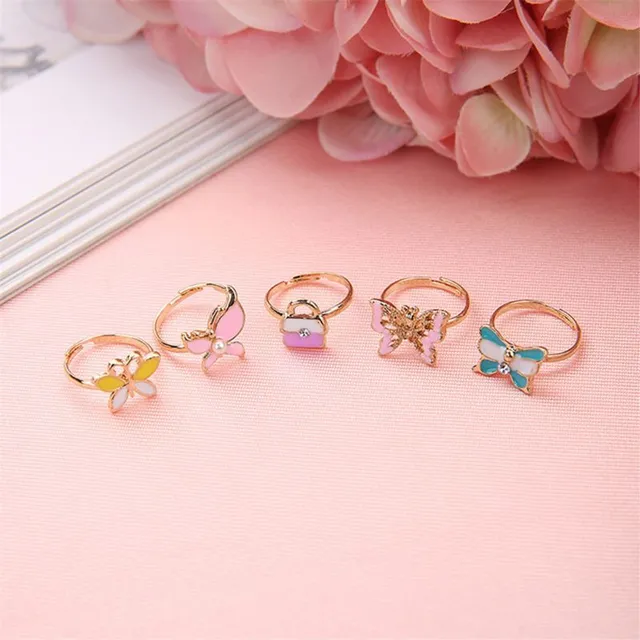 Girls set of cute rings