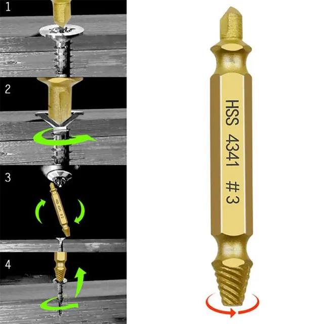 Kit for removing damaged bolts