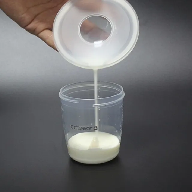 Dojčiace kalíšky pre zachytenie mlieka
