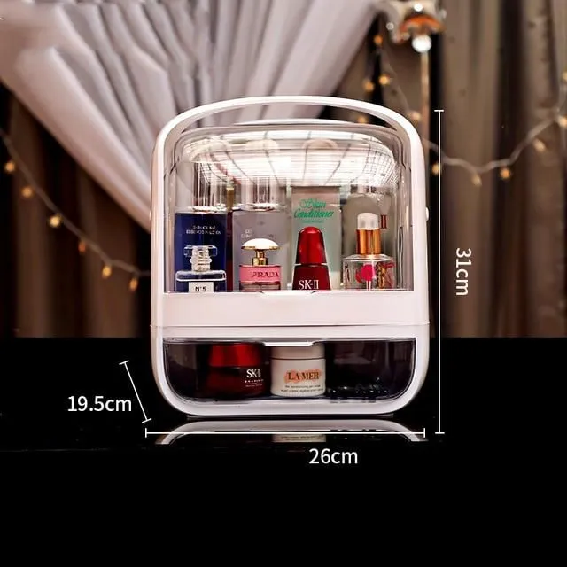 Multifunctional organiser for cosmetics