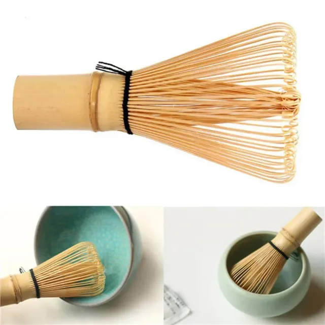 Bamboo whisk for Japanese tea matcha - practical helper in preparation