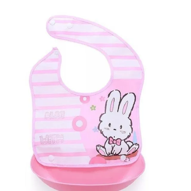 Silicone bib with pocket N880