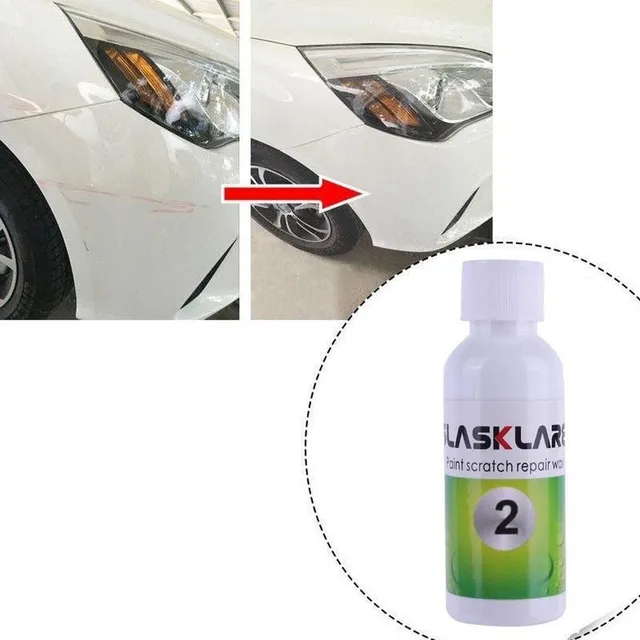 Wax for car paint repair