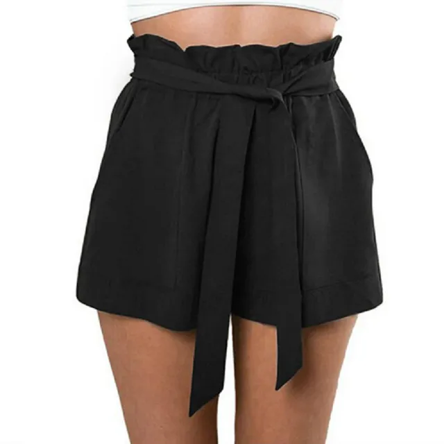 Women's stylish shorts with bow - 4 colors cerna l